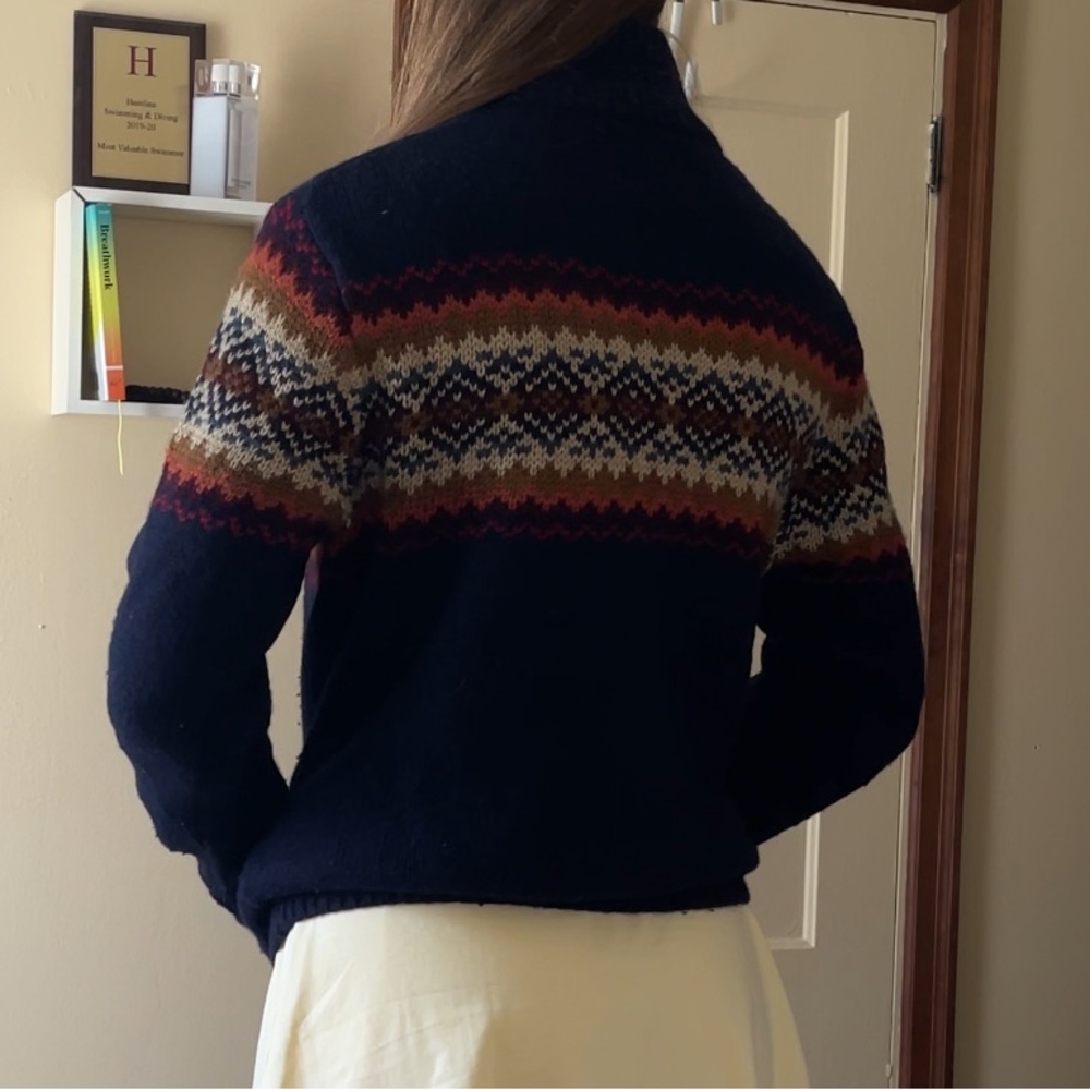Refectory Wool blend button up sweater - Picture 6 of 7